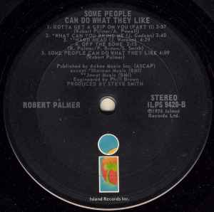 Robert Palmer – Some People Can Do What They Like