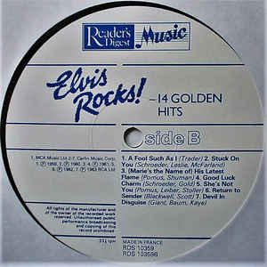 Elvis Presley ‎– Elvis Rocks! - 14 Golden Hits