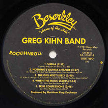 Load image into Gallery viewer, Greg Kihn Band ‎– Rockihnroll