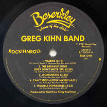 Load image into Gallery viewer, Greg Kihn Band ‎– Rockihnroll