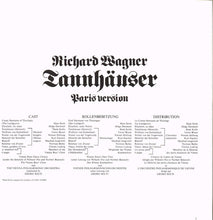 Load image into Gallery viewer, Wagner* - Vienna Philharmonic Orchestra*, Georg Solti ‎– Tannhäuser (Paris Version)