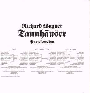 Wagner* - Vienna Philharmonic Orchestra*, Georg Solti - Tannhäuser (Paris Version) (Box + 4xLP)