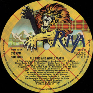 Various – All This And World War II (Original Sound Track)