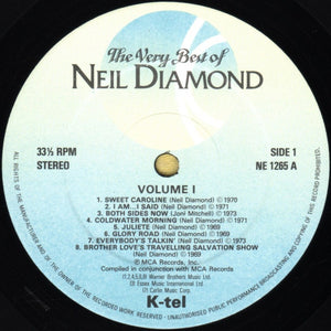 Neil Diamond ‎– The Very Best Of Neil