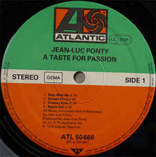 Load image into Gallery viewer, Jean-Luc Ponty ‎– A Taste For Passion