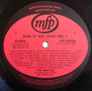 The Beatles ‎– Rock 'N' Roll Music Vol. 1