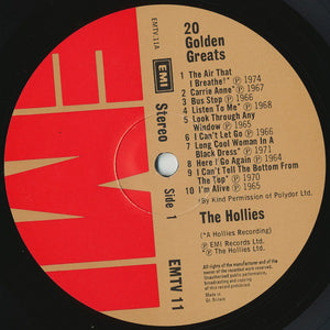 The Hollies ‎– 20 Golden Greats