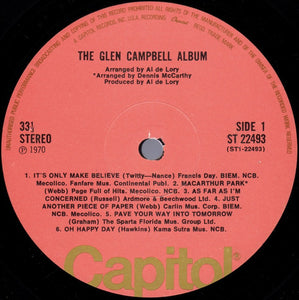 Glen Campbell ‎– The Glen Campbell Album