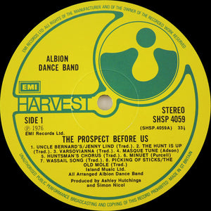 The Albion Dance Band ‎– The Prospect Before Us