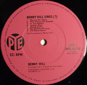 Benny Hill ‎– Benny Hill Sings?