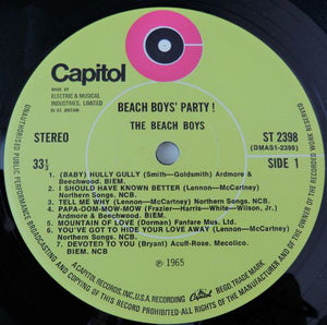 The Beach Boys ‎– Beach Boys' Party!