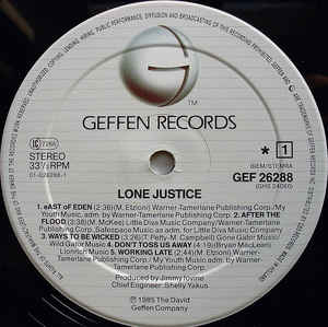 Lone Justice ‎– Lone Justice