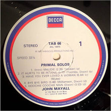 Load image into Gallery viewer, John Mayall ‎– Primal Solos