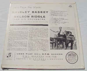 Shirley Bassey With Nelson Riddle And His Orchestra ‎– Let's Face The Music