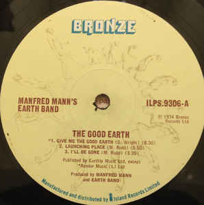 Manfred Mann's Earth Band ‎– The Good Earth