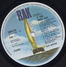 Load image into Gallery viewer, Suzi Quatro ‎– If You Knew Suzi...