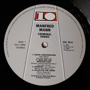 Manfred Mann's Earth Band With Chris Thompson ‎– Criminal Tango