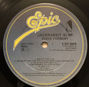 Steve Forbert ‎– Jackrabbit Slim