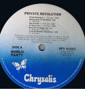 World Party ‎– Private Revolution