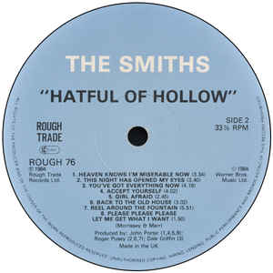 The Smiths ‎– Hatful Of Hollow