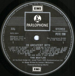 The Beatles ‎– 20 Greatest Hits