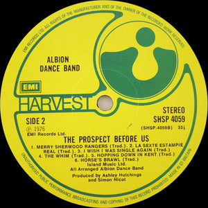 The Albion Dance Band ‎– The Prospect Before Us