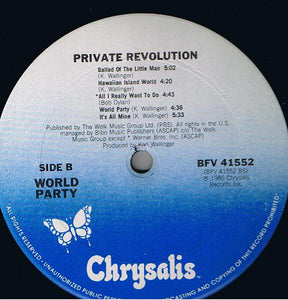 World Party ‎– Private Revolution