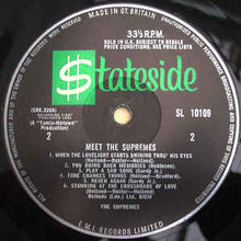 Load image into Gallery viewer, The Supremes ‎– Meet The Supremes