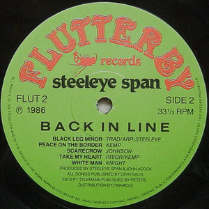 Steeleye Span ‎– Back In Line