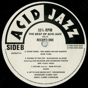 Various ‎– The Best Of Acid Jazz Volume III