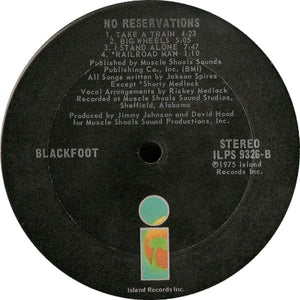 Blackfoot ‎– No Reservations