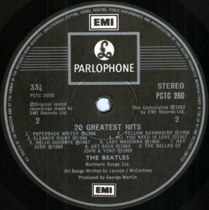 The Beatles ‎– 20 Greatest Hits