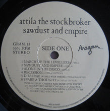 Load image into Gallery viewer, Attila The Stockbroker ‎– Sawdust And Empire