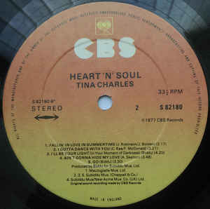 Tina Charles ‎– Heart 'N' Soul