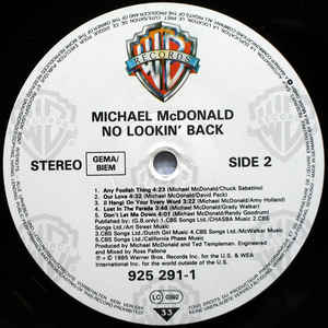 Michael McDonald ‎– No Lookin' Back