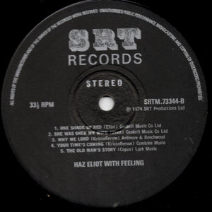 Haz Eliot With Feeling ‎– Haz Eliot With Feeling