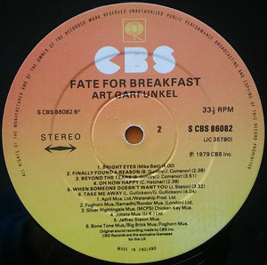 Art Garfunkel ‎– Fate For Breakfast