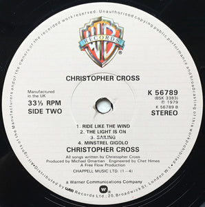 Christopher Cross ‎– Christopher Cross