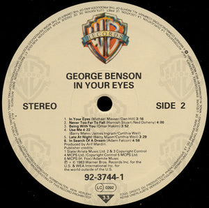 George Benson ‎– In Your Eyes