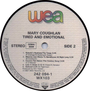 Mary Coughlan ‎– Tired & Emotional