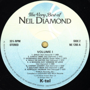 Neil Diamond ‎– The Very Best Of Neil