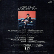 Load image into Gallery viewer, Shirley Bassey ‎– Never, Never, Never