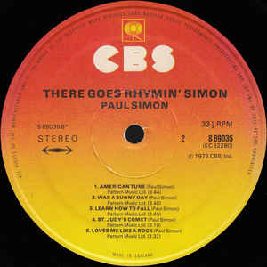 Paul Simon ‎– There Goes Rhymin' Simon