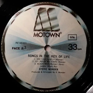 Stevie Wonder ‎– Songs In The Key Of Life