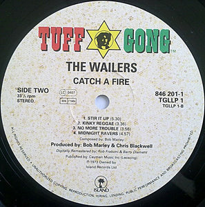 Bob Marley & The Wailers ‎– Catch A Fire
