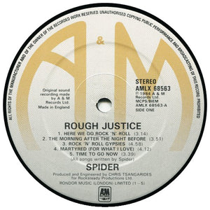 Spider ‎– Rough Justice