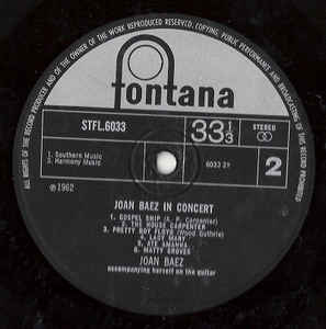 Joan Baez ‎– In Concert