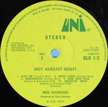 Load image into Gallery viewer, Neil Diamond ‎– Hot August Night