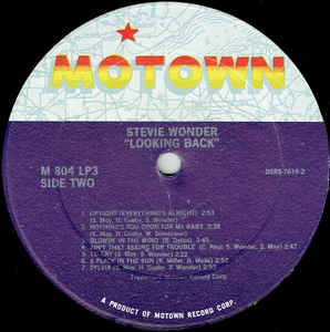 Stevie Wonder ‎– Looking Back