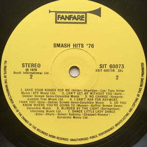 Unknown Artist ‎– Smash Hits 76'